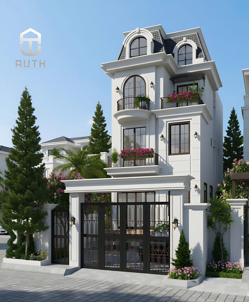 Thiết kế biệt thự phong cách Pháp tại Ninh Thuận3