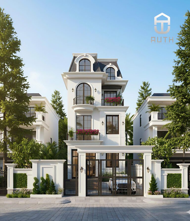 Thiết kế biệt thự phong cách Pháp tại Ninh Thuận1